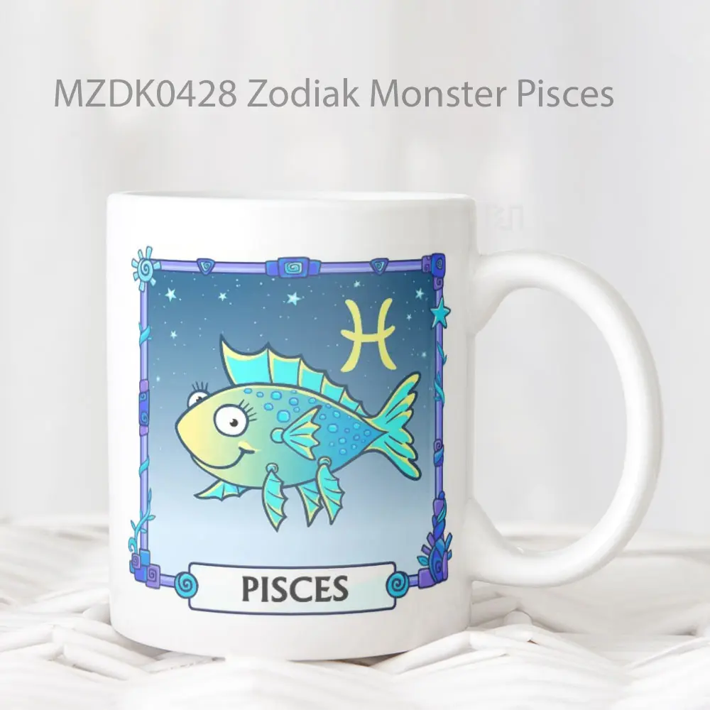 Zodiak Monster Pisces Mug
