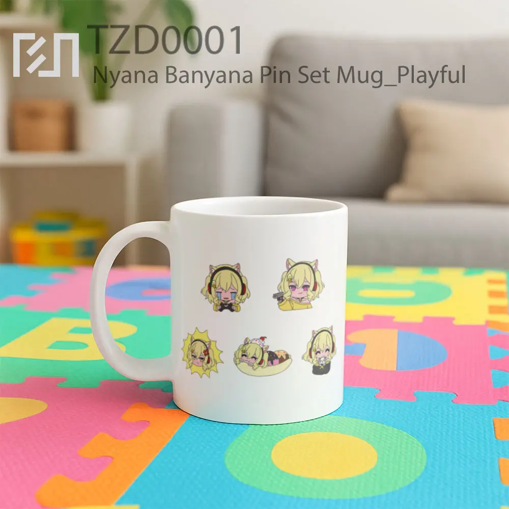 Nyana Banyana Pin Set Mug - All-side / Desain