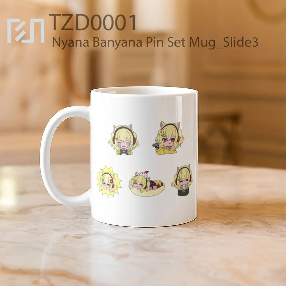 Nyana Banyana Pin Set Mug - All-side / Desain