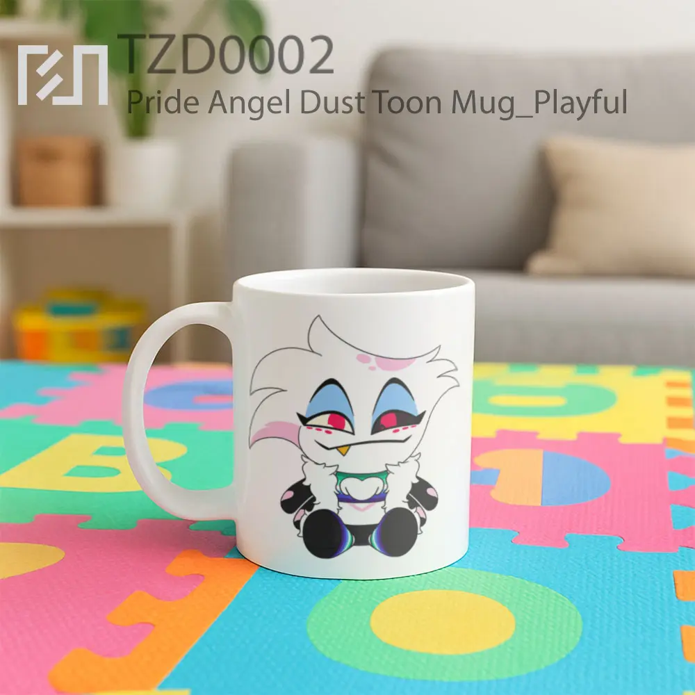 Pride Angel Dust Toon Mug - All-side / Desain