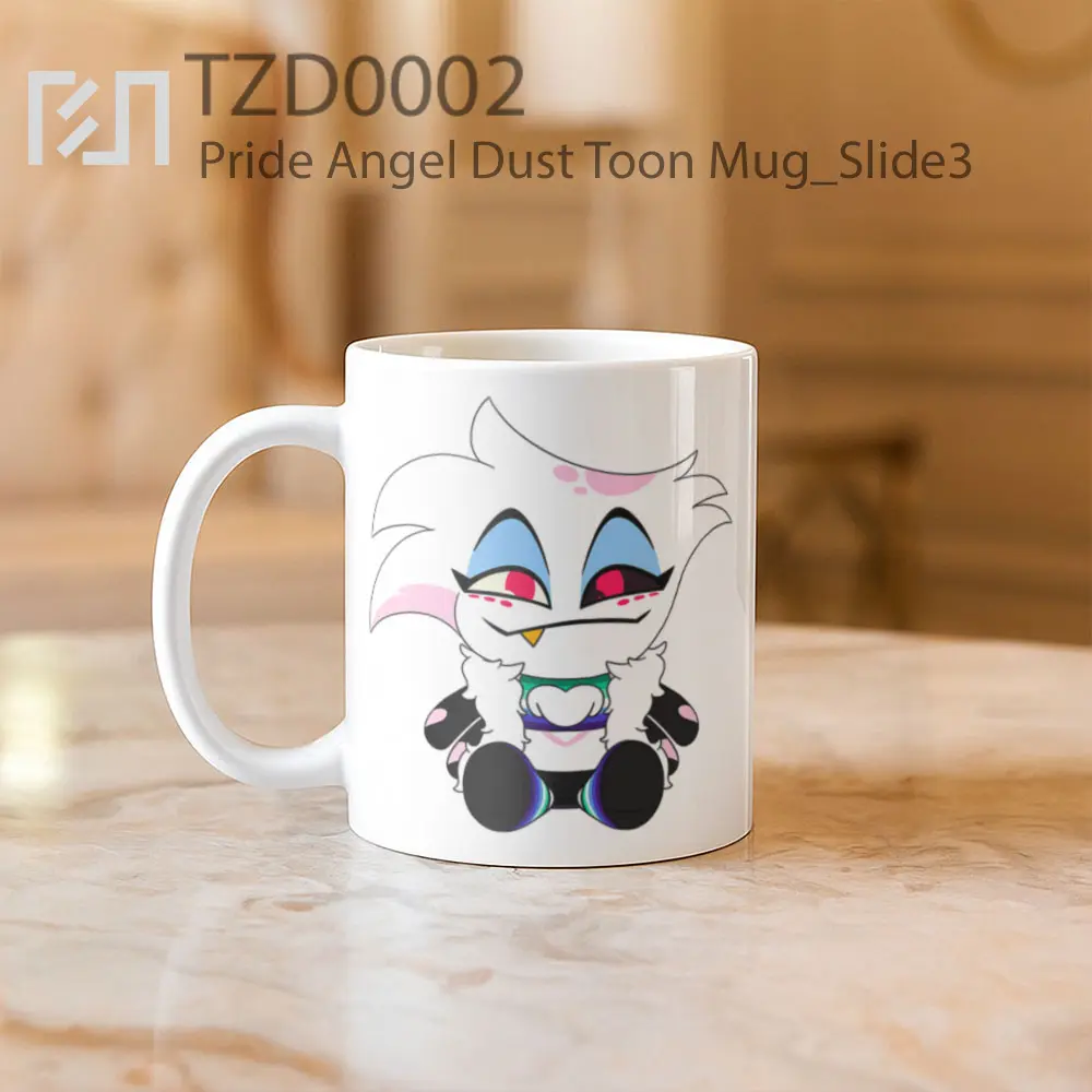 Pride Angel Dust Toon Mug - All-side / Desain