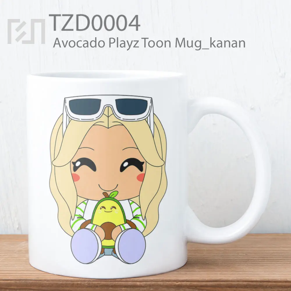 Avocado Playz Toon Mug