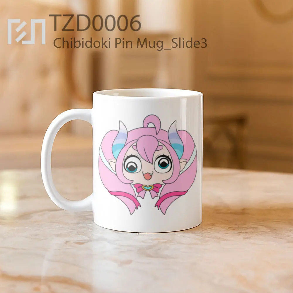 Chibidoki Pin Mug - All-side / Desain