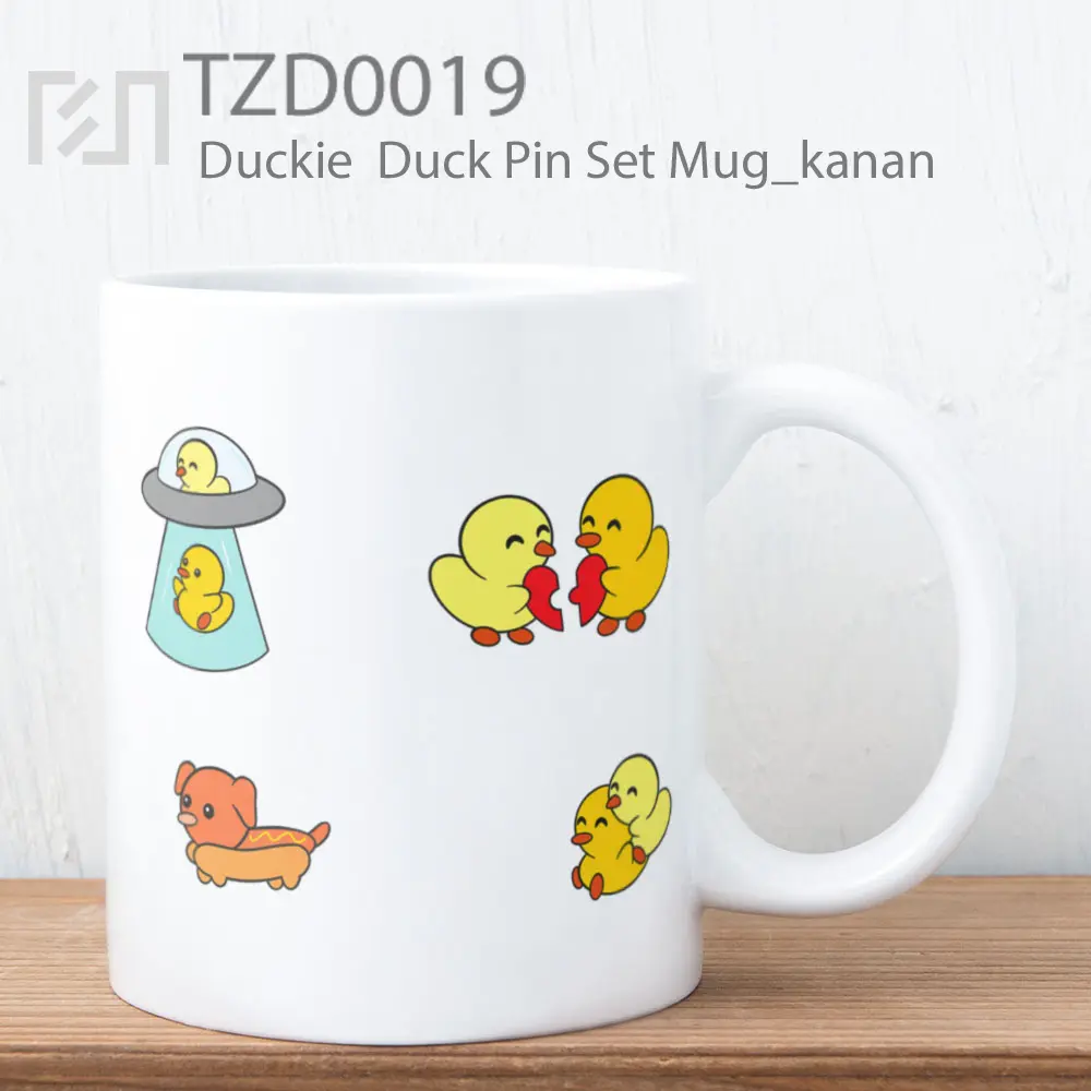 Duckie  Duck Pin Set Mug