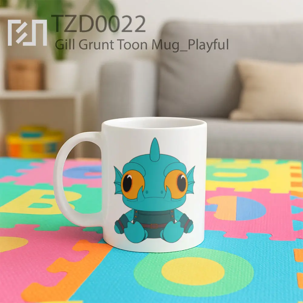Gill Grunt Toon Mug - All-side / Desain