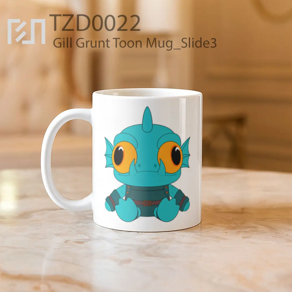 Gill Grunt Toon Mug - All-side / Desain