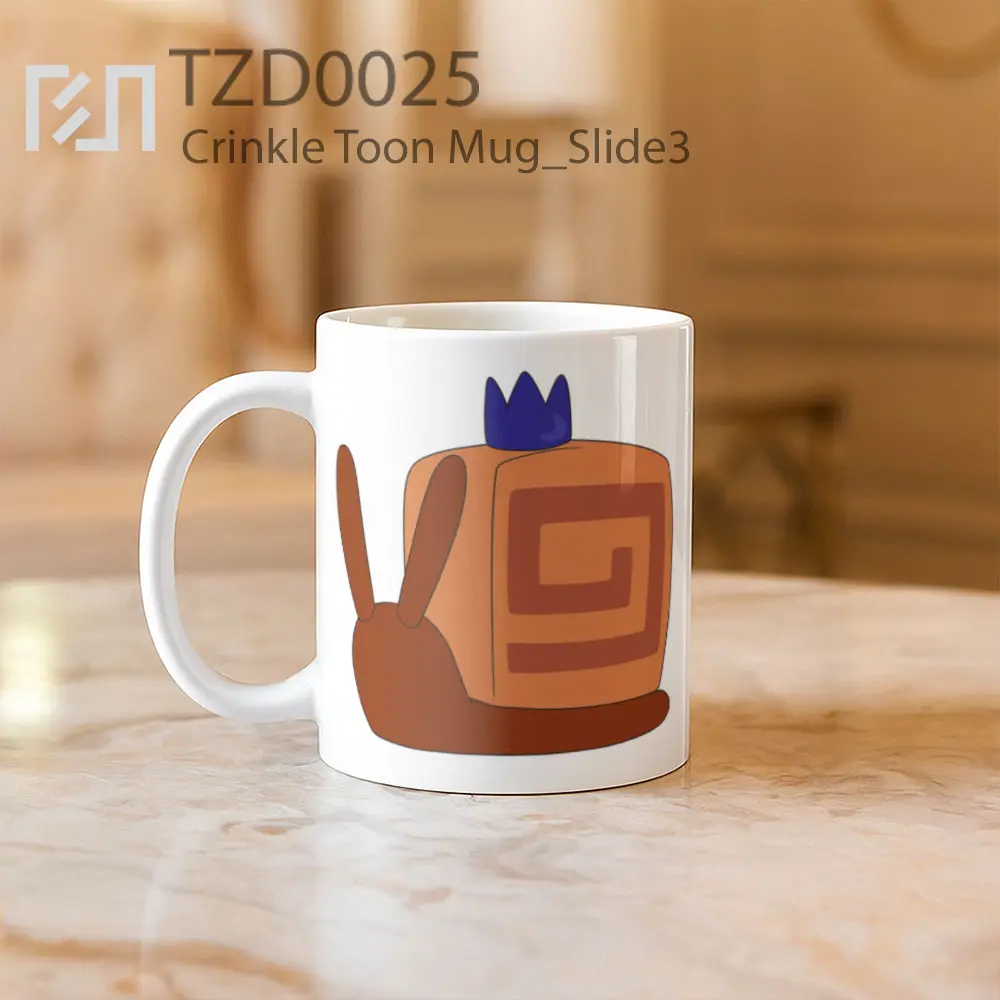 Crinkle Toon Mug - All-side / Desain