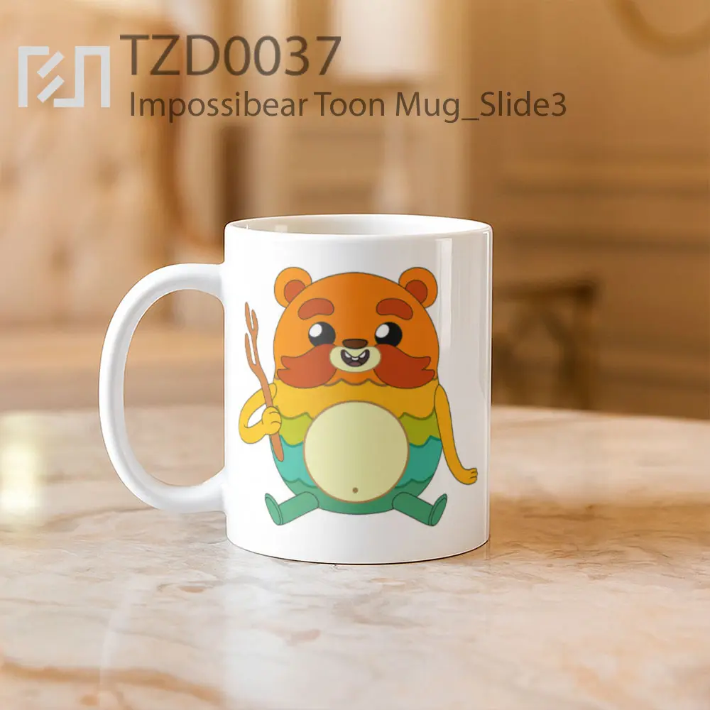 Impossibear Toon Mug - All-side / Desain