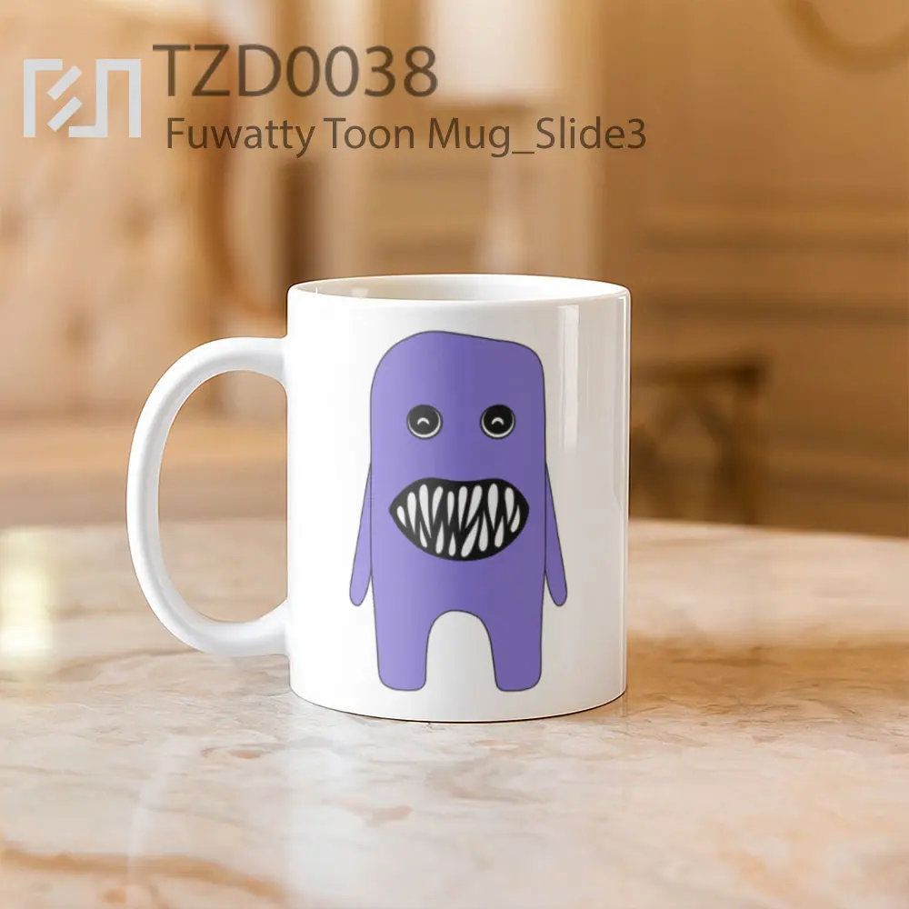Fuwatty Toon Mug - All-side / Desain