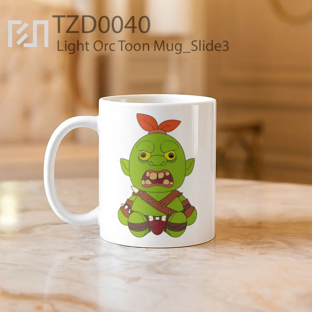 Light Orc Toon Mug - All-side / Desain