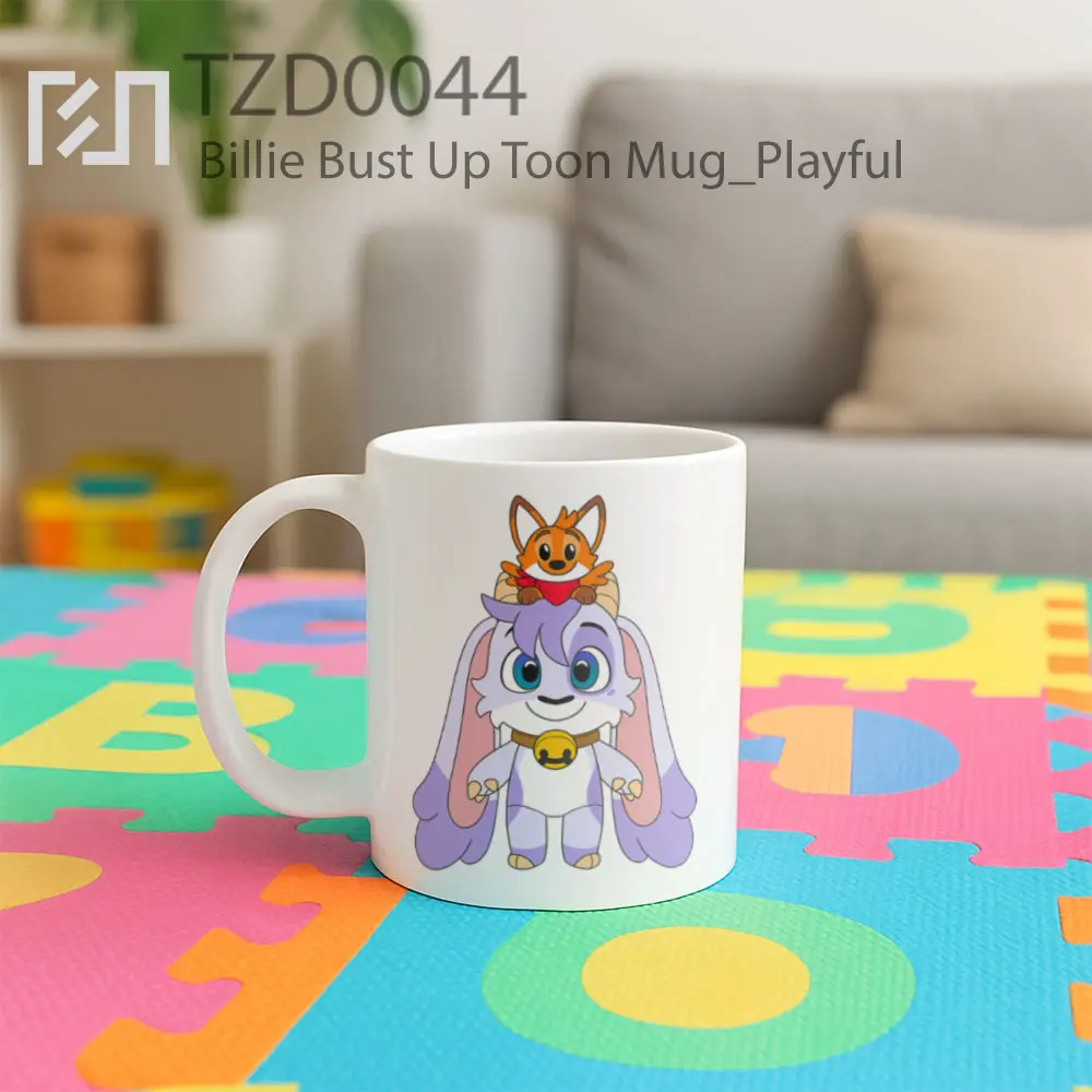 Billie Bust Up Toon Mug - All-side / Desain