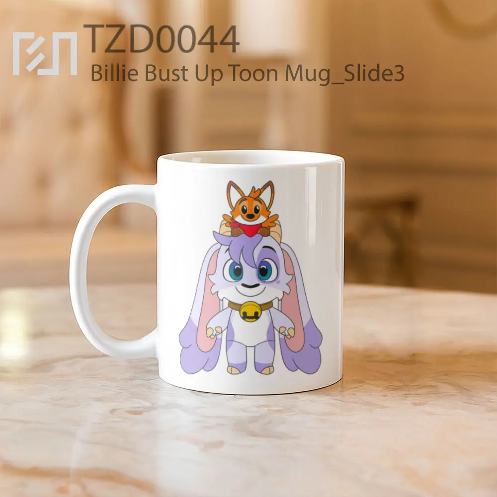 Billie Bust Up Toon Mug - All-side / Desain