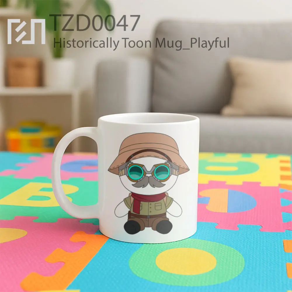 Historically Toon Mug - All-side / Desain