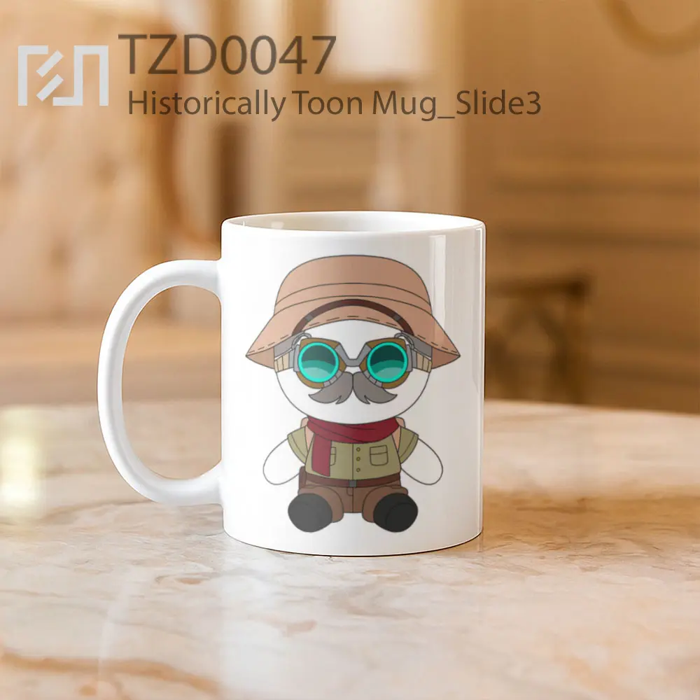 Historically Toon Mug - All-side / Desain