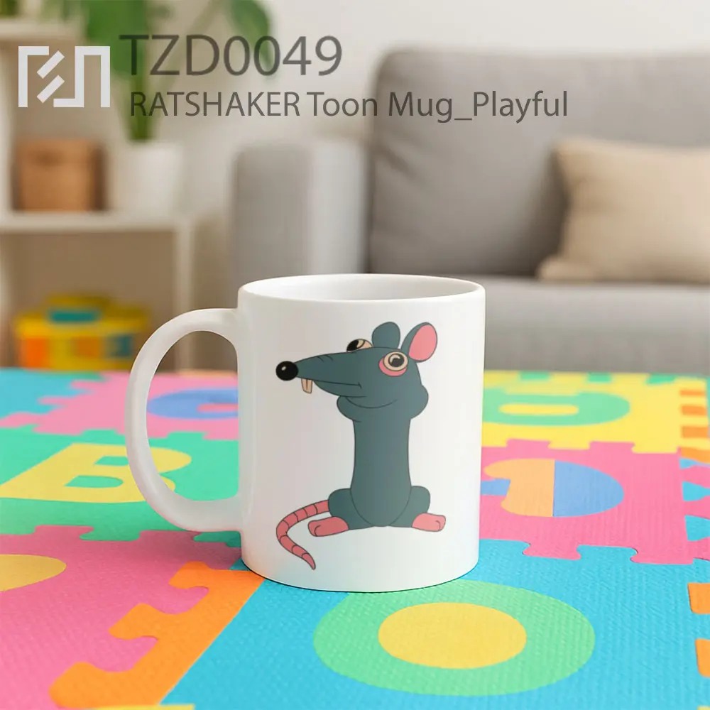 RATSHAKER Toon Mug - All-side / Desain