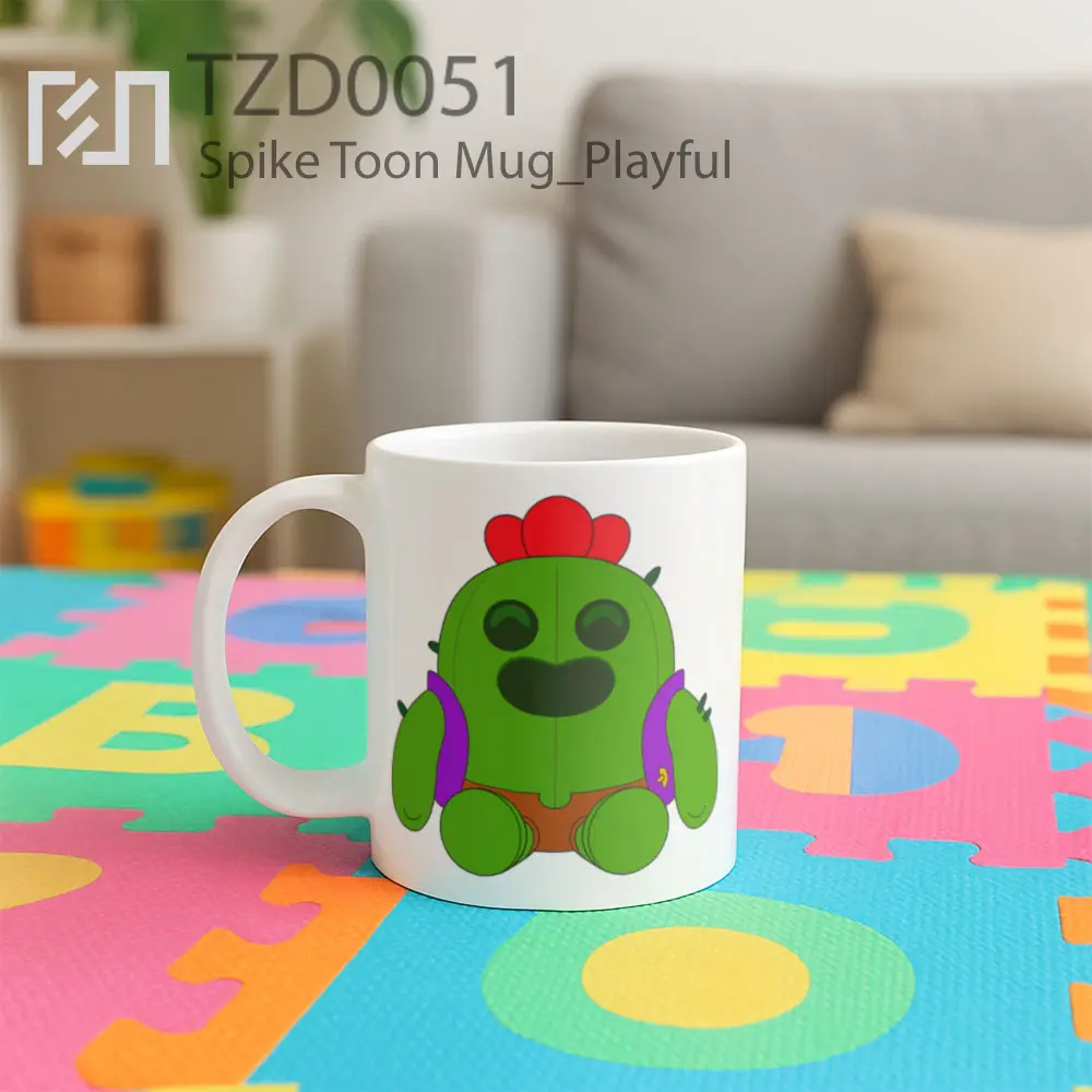 Spike Toon Mug - All-side / Desain
