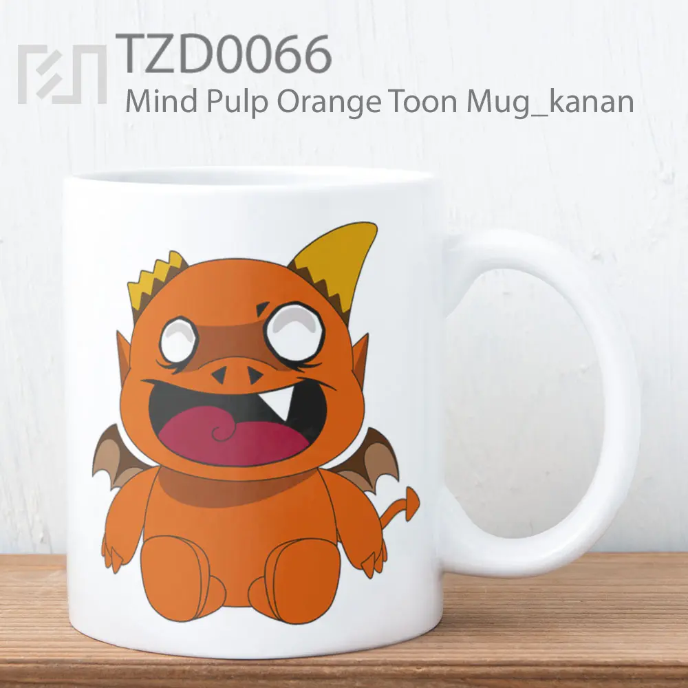 Mind Pulp Orange Toon Mug