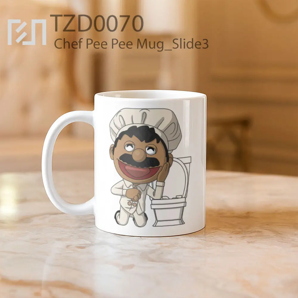 Chef Pee Pee Mug - All-side / Desain