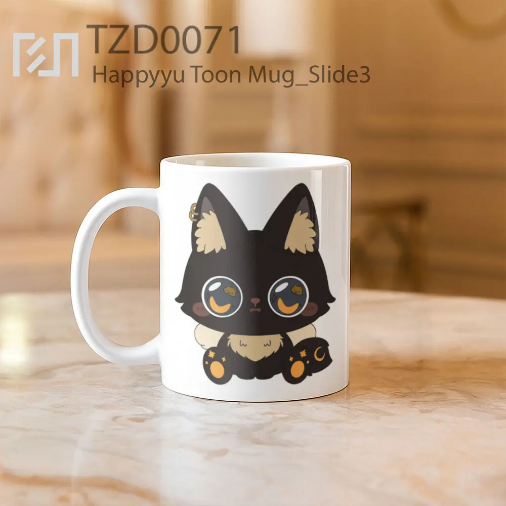 Happyyu Toon Mug - All-side / Desain
