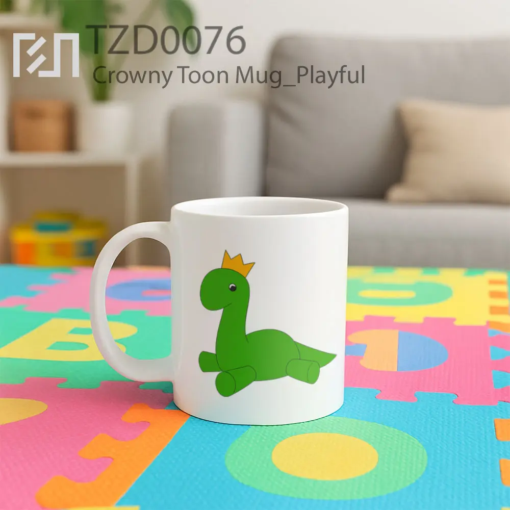 Crowny Toon Mug - All-side / Desain