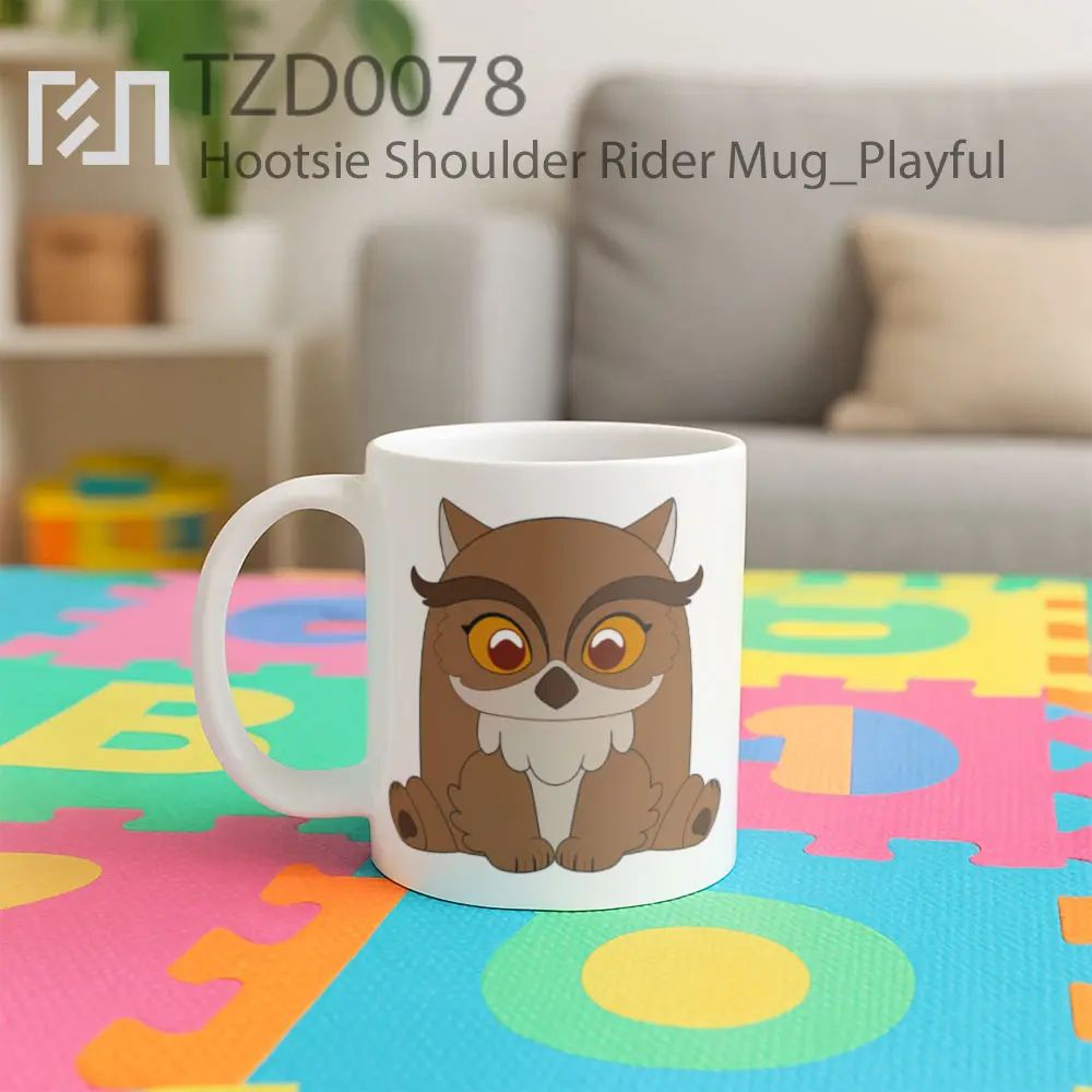 Hootsie Shoulder Rider Mug - All-side / Desain