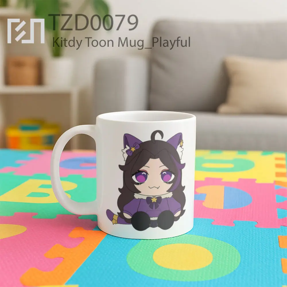 Kitdy Toon Mug - All-side / Desain