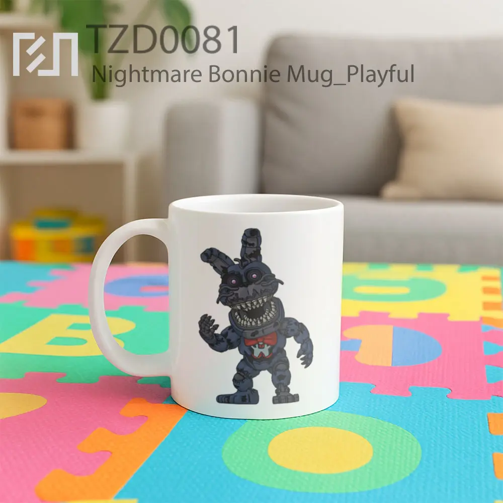 Nightmare Bonnie Mug - All-side / Desain