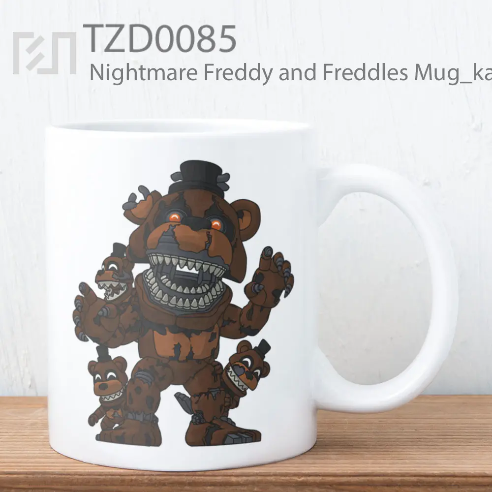 Nightmare Freddy and Freddles Mug