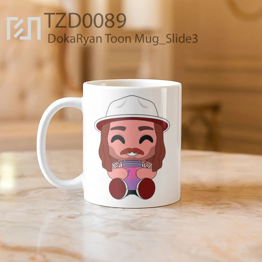 DokaRyan Toon Mug - All-side / Desain