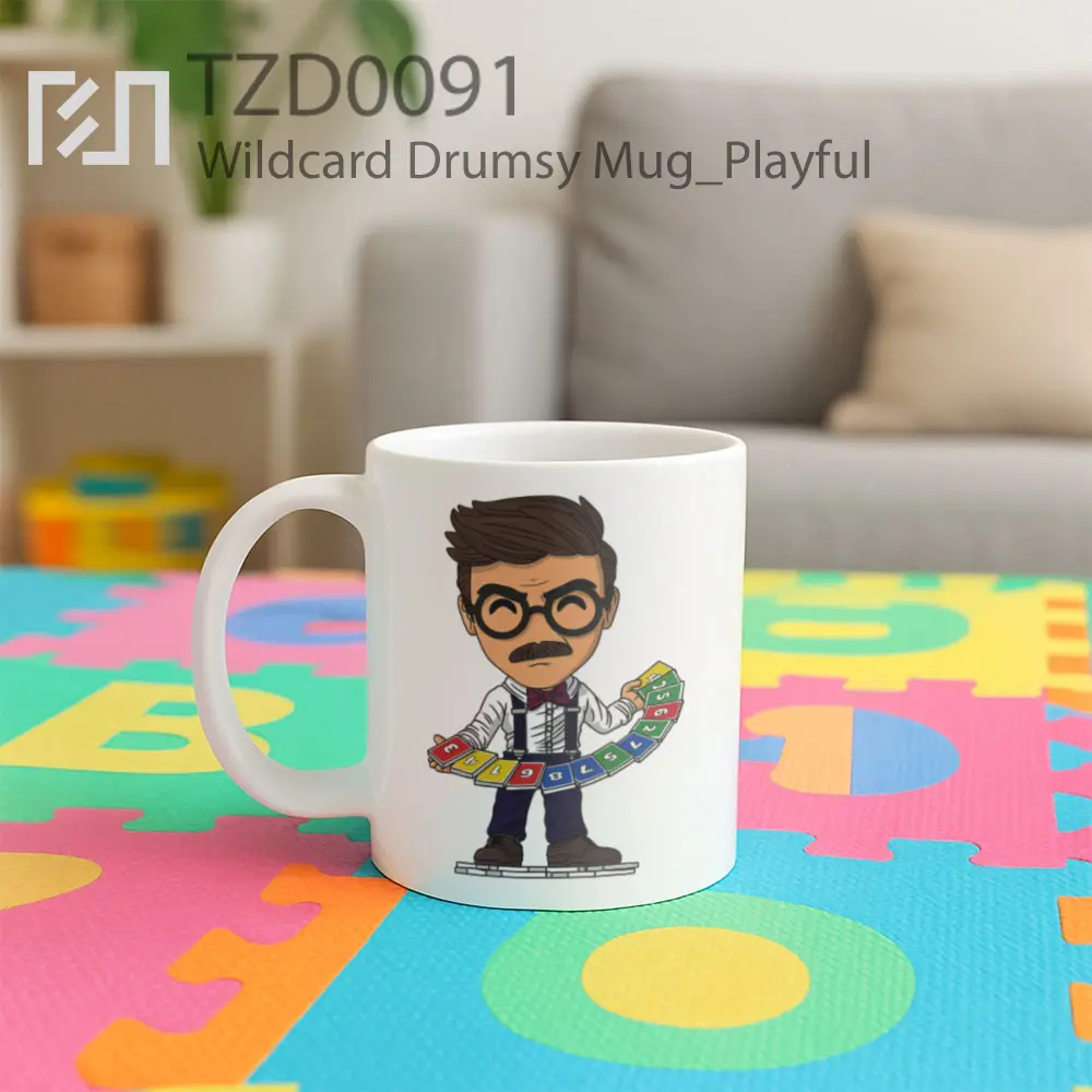 Wildcard Drumsy Mug - All-side / Desain