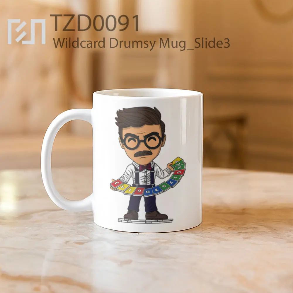 Wildcard Drumsy Mug - All-side / Desain