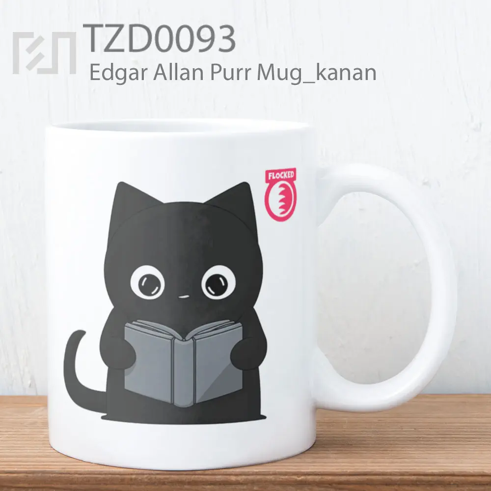 Edgar Allan Purr Mug