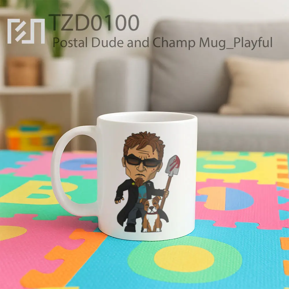 Postal Dude and Champ Mug - All-side / Desain