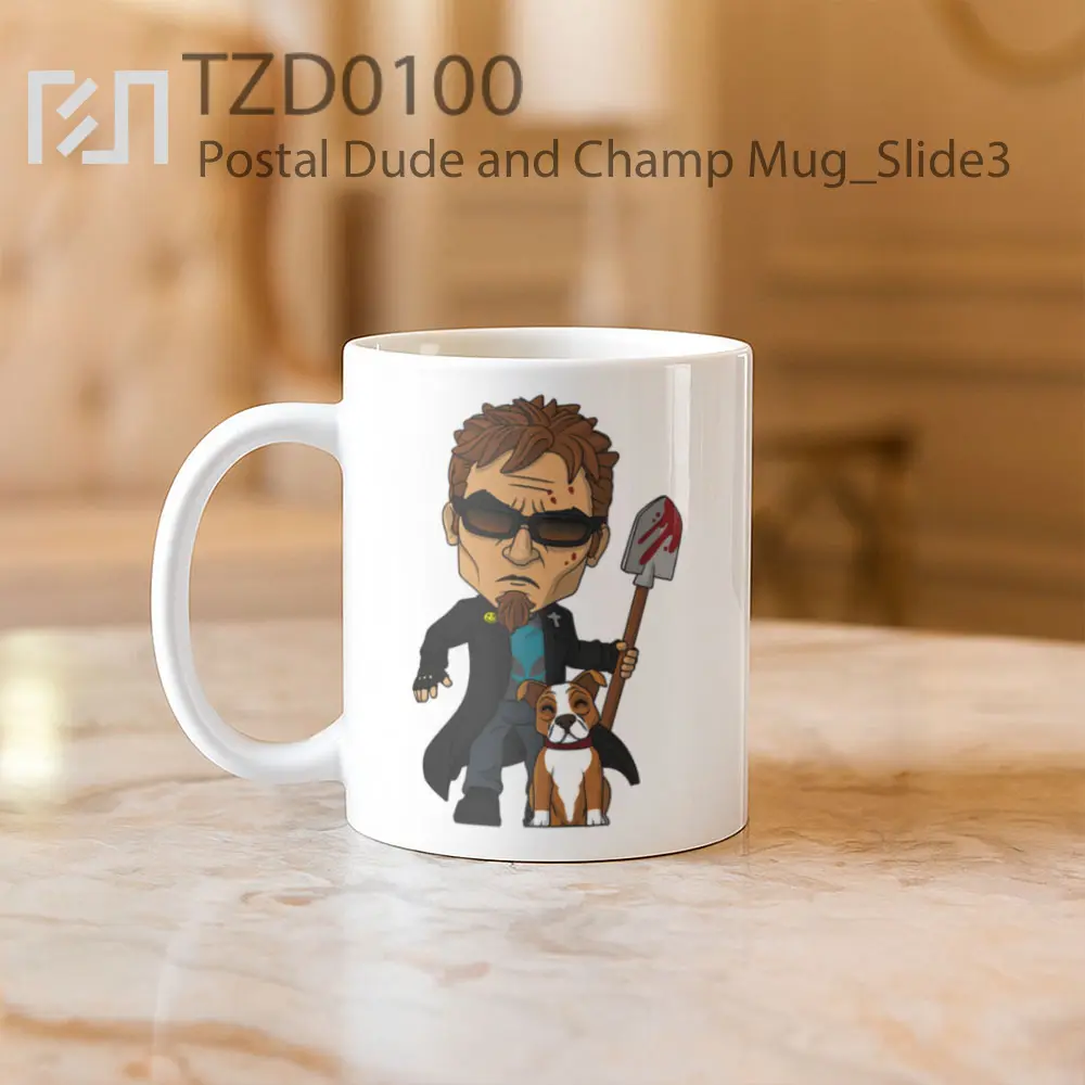 Postal Dude and Champ Mug - All-side / Desain