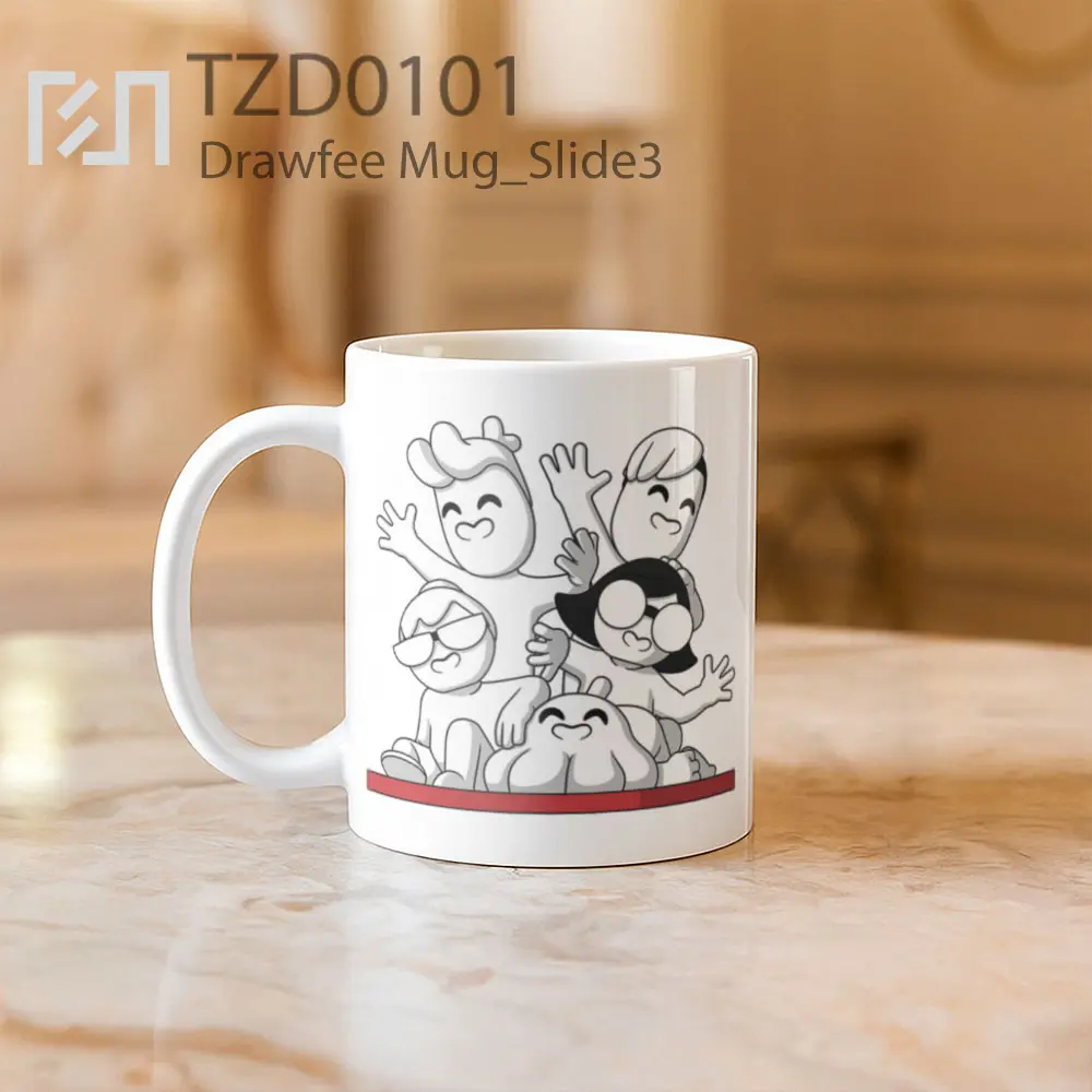 Drawfee Mug - All-side / Desain