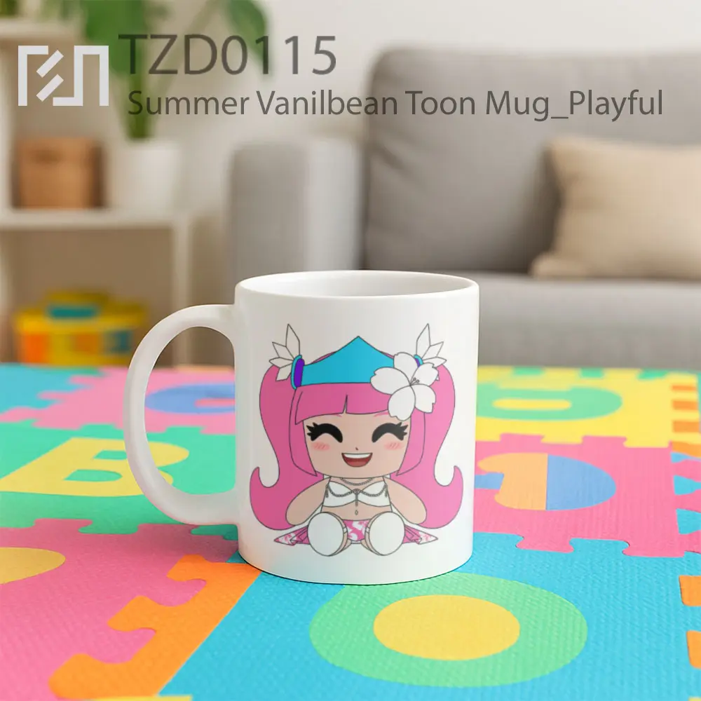 Summer Vanilbean Toon Mug - All-side / Desain