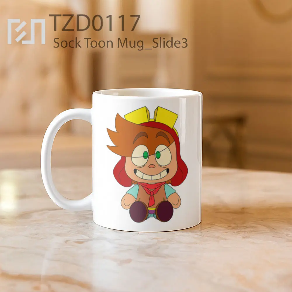 Sock Toon Mug - All-side / Desain