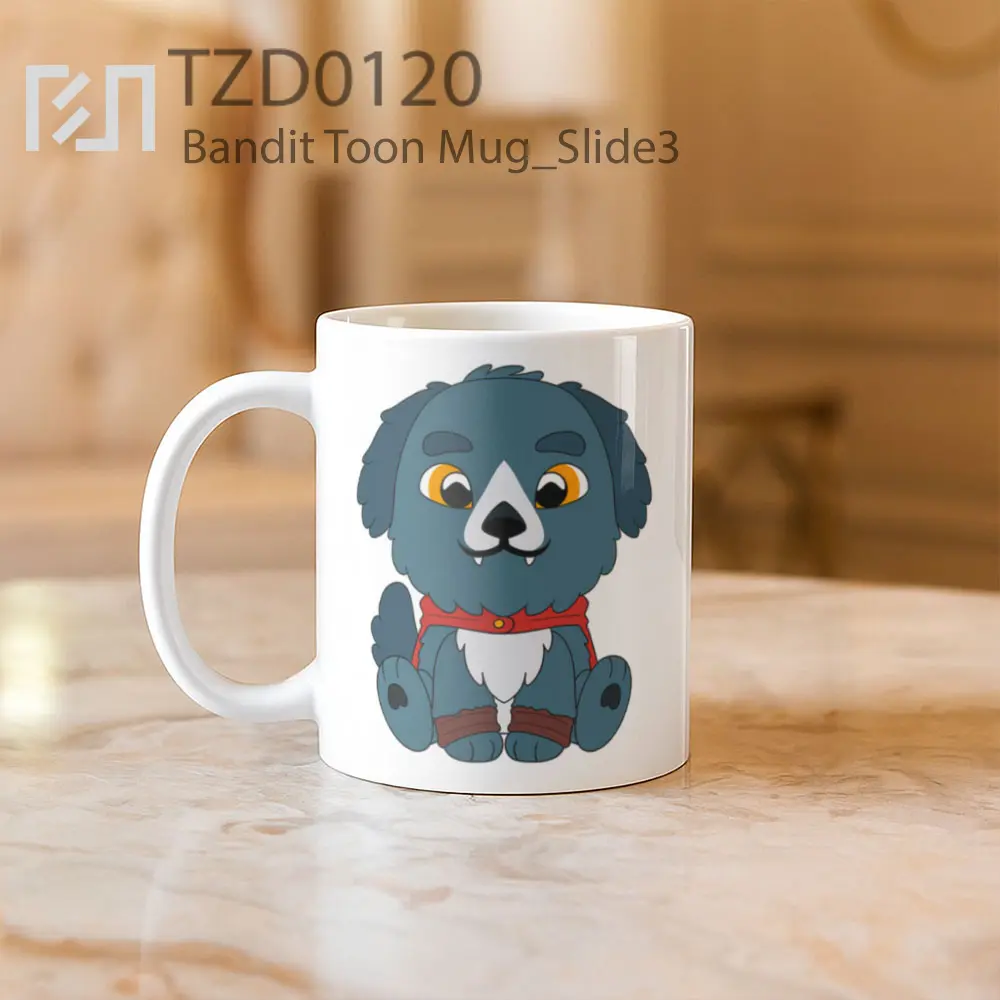 Bandit Toon Mug - All-side / Desain
