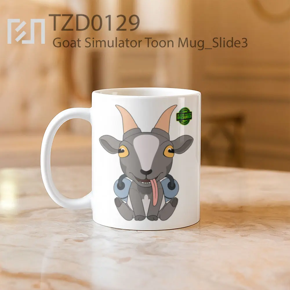 Goat Simulator Toon Mug - All-side / Desain