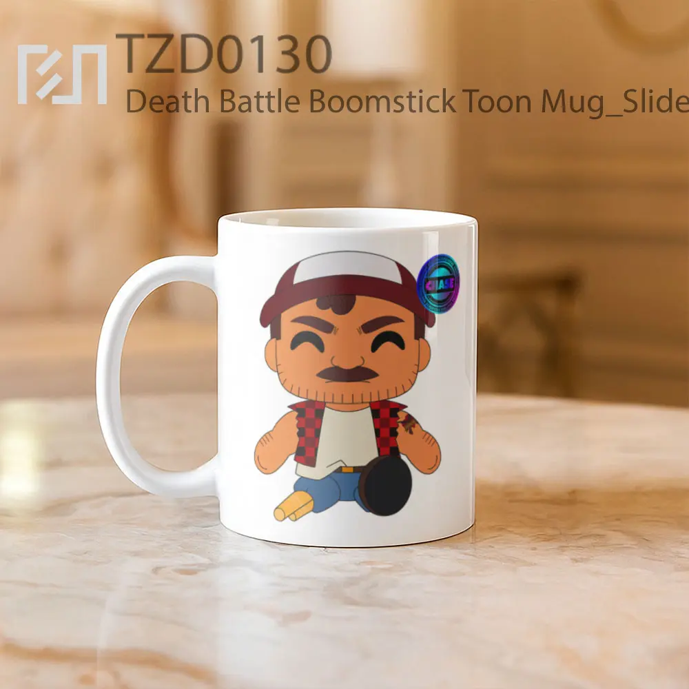 Death Battle Boomstick Toon Mug - All-side / Desain