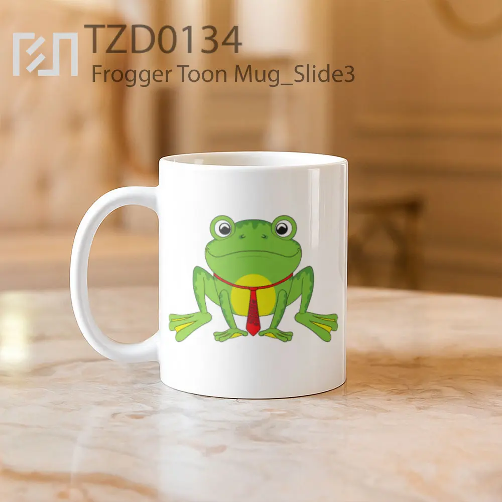 Frogger Toon Mug - All-side / Desain