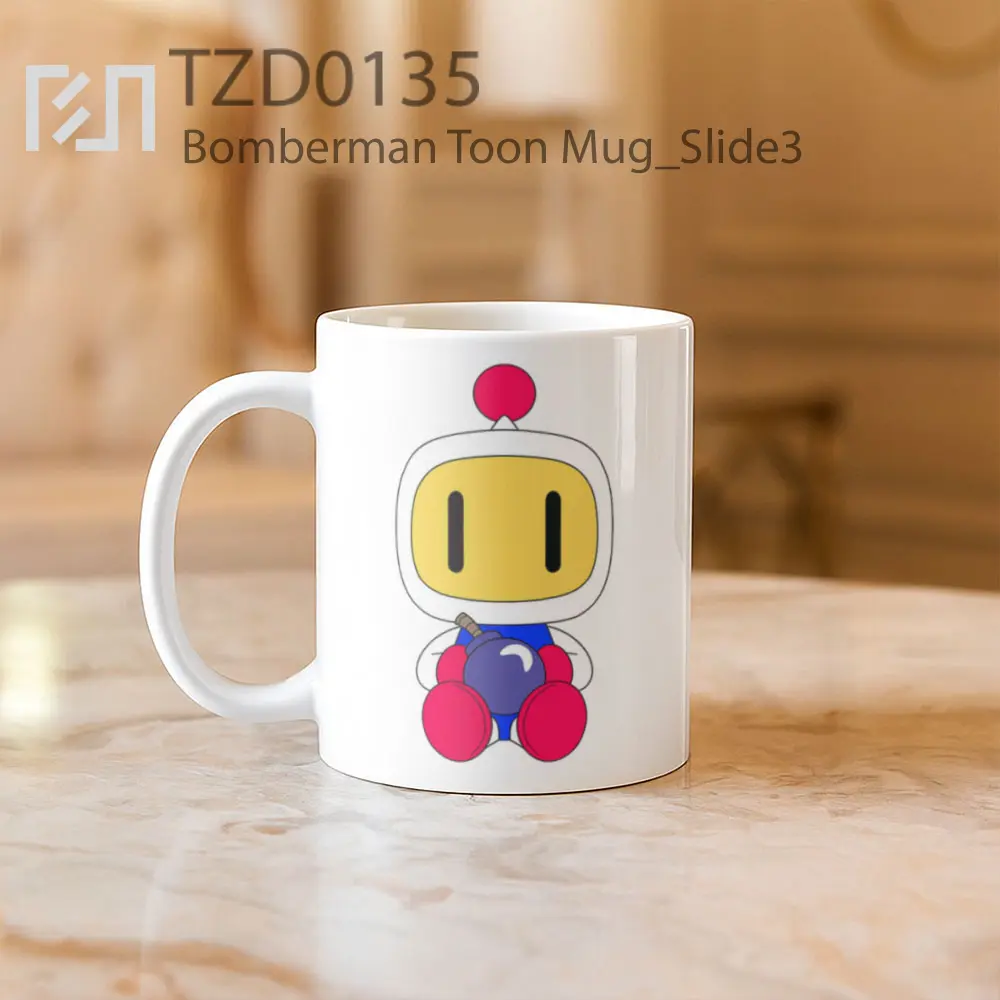 Bomberman Toon Mug - All-side / Desain