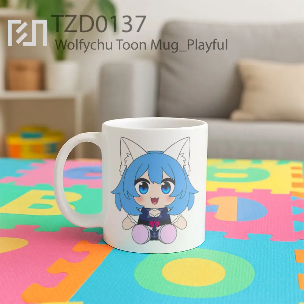 Wolfychu Toon Mug - All-side / Desain