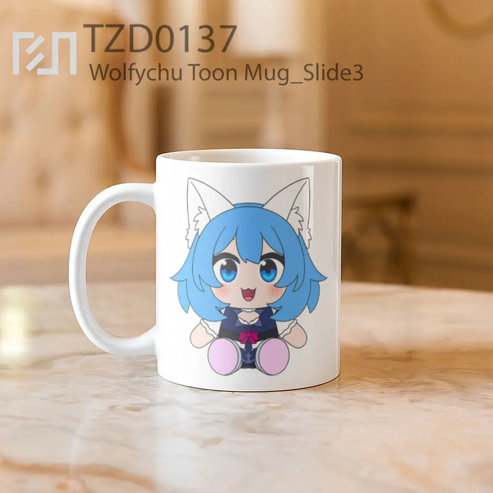 Wolfychu Toon Mug - All-side / Desain