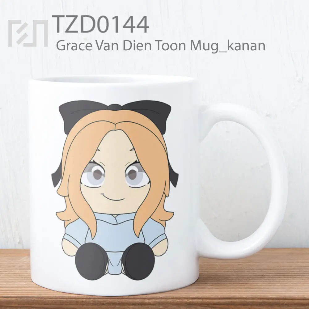Grace Van Dien Toon Mug
