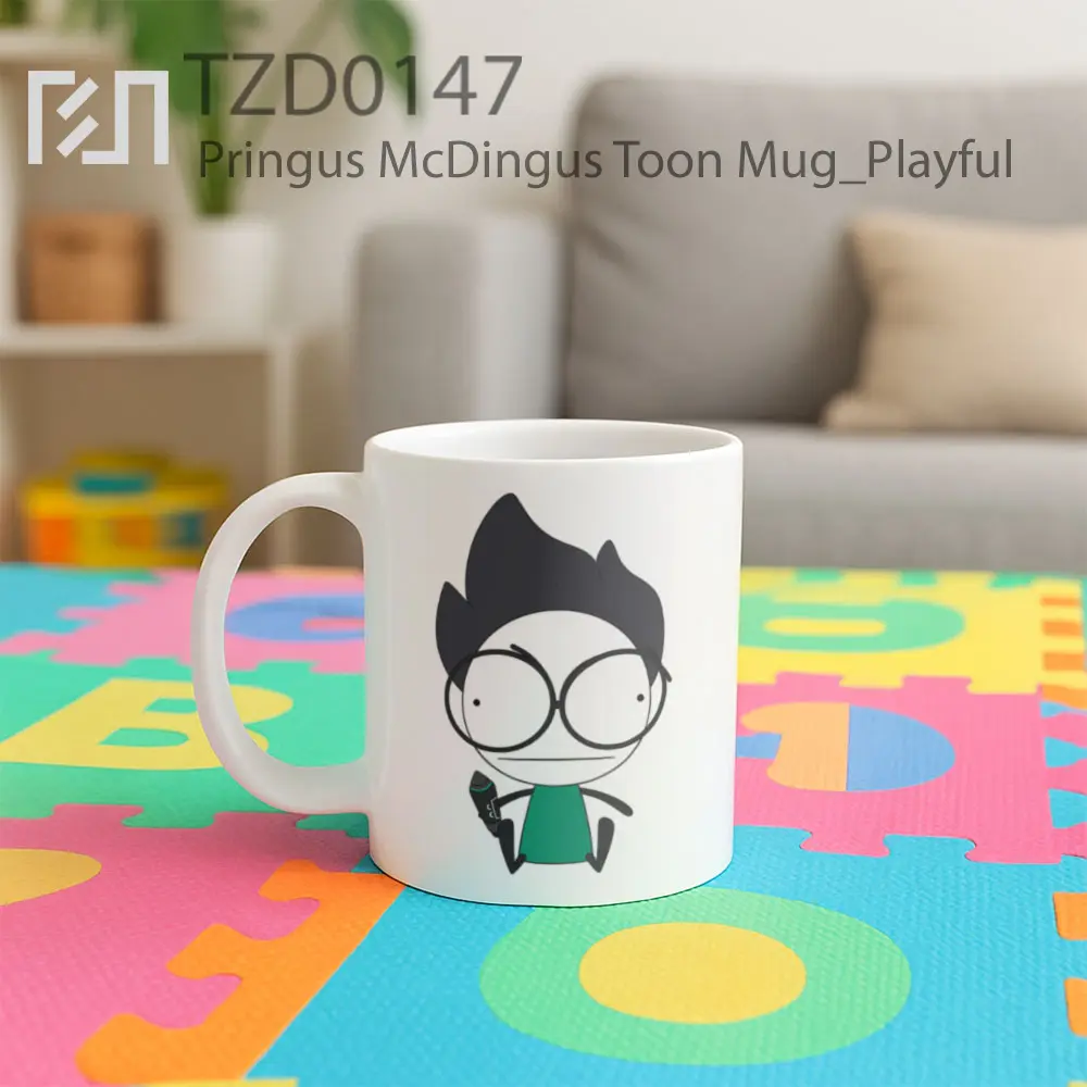 Pringus McDingus Toon Mug - All-side / Desain