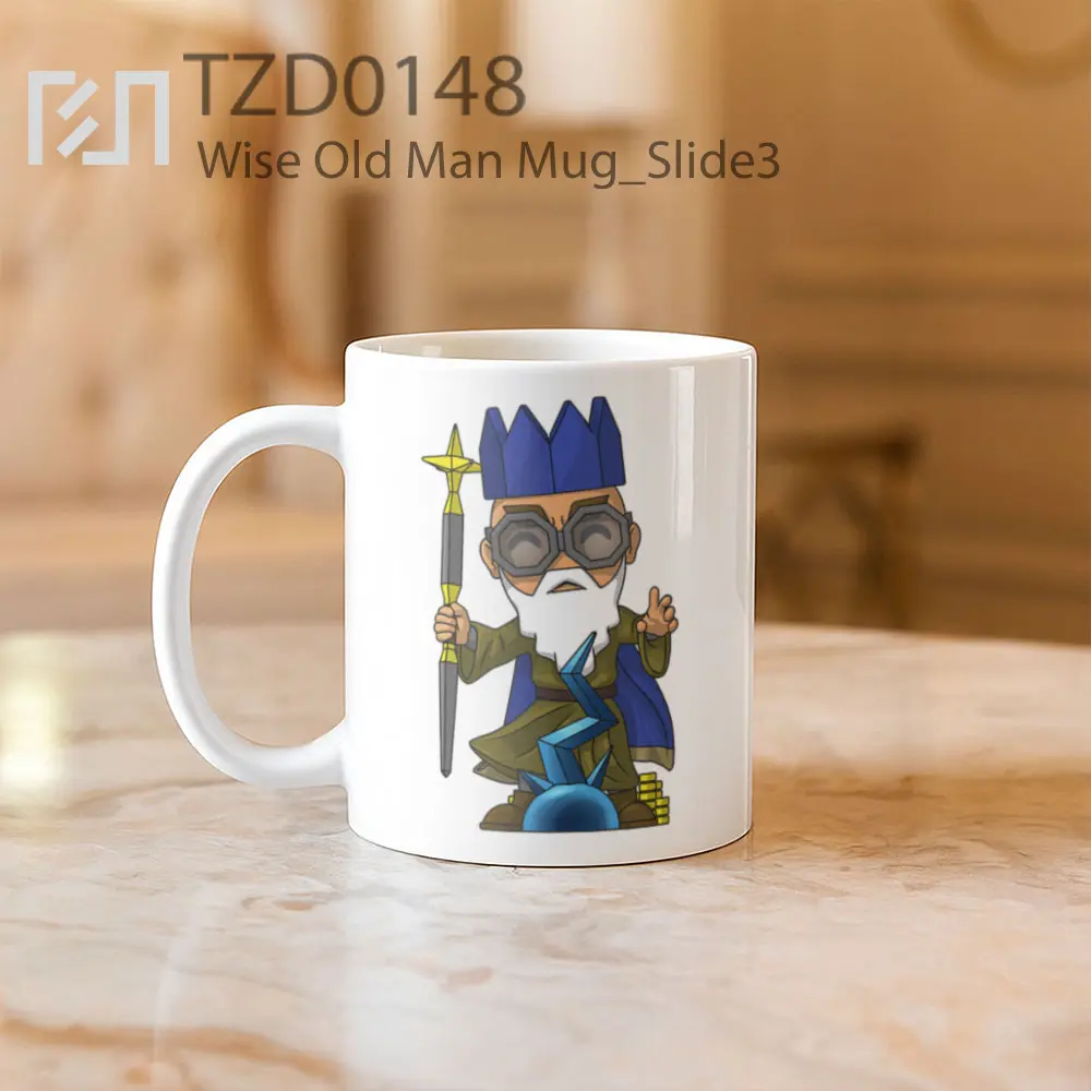 Wise Old Man Mug - All-side / Desain