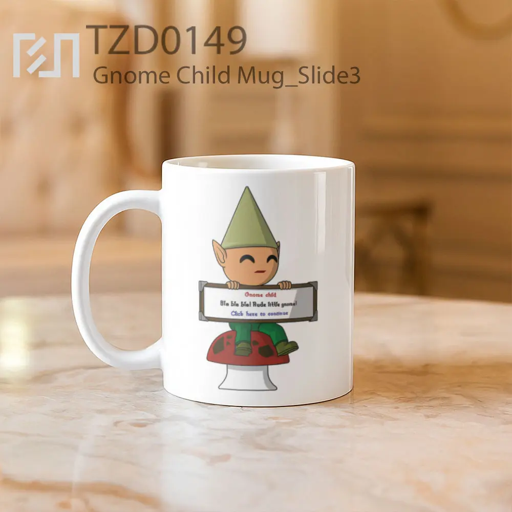 Gnome Child Mug - All-side / Desain