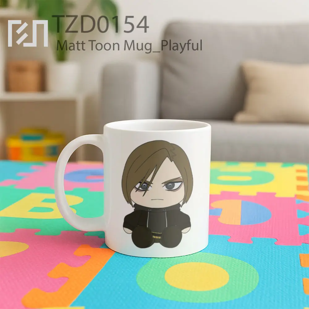 Matt Toon Mug - All-side / Desain