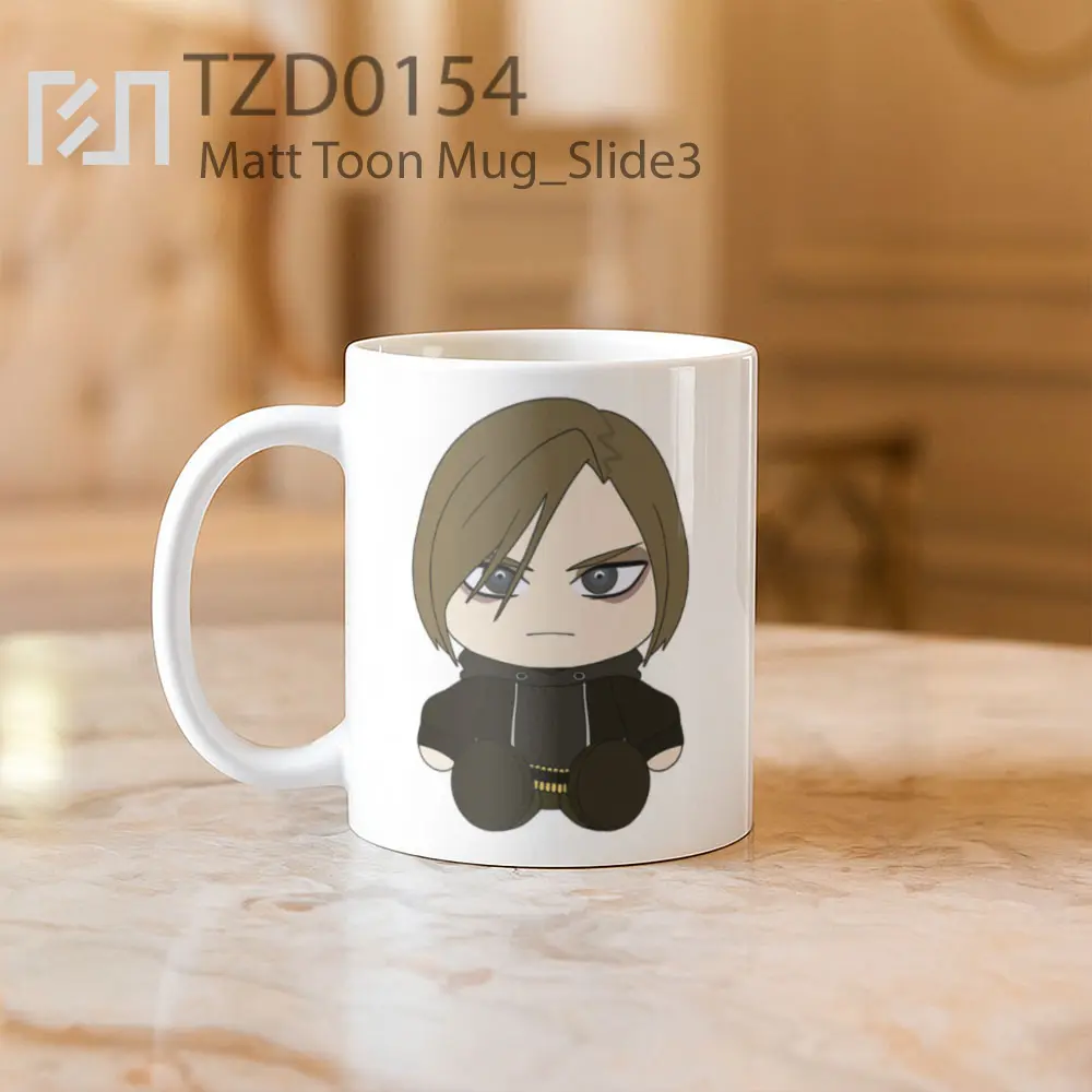 Matt Toon Mug - All-side / Desain